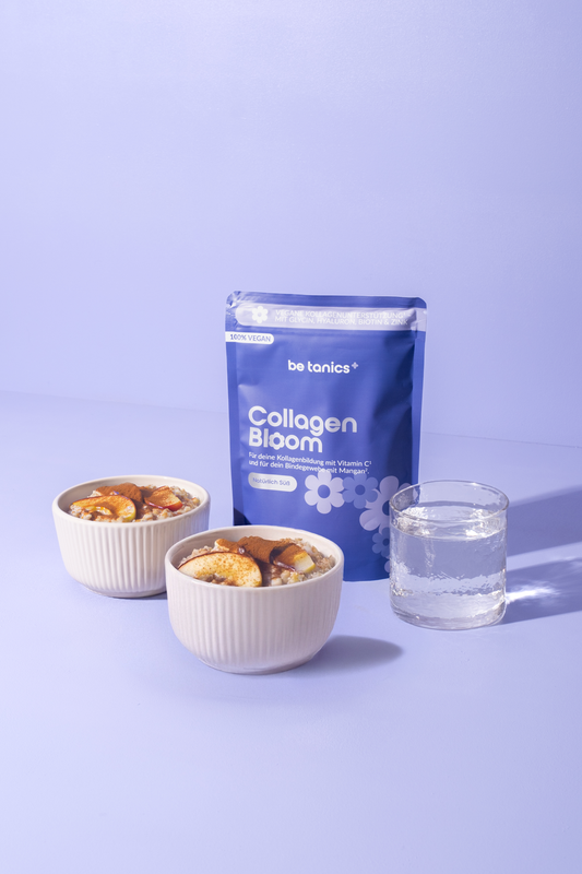 Wärmender Apfel-Zimt-Haferbrei mit Collagen Bloom