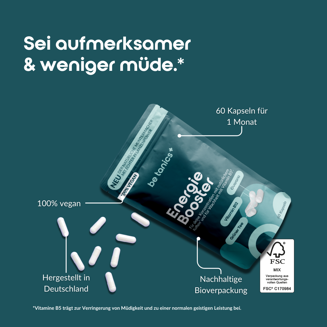 Energie Booster - Der natürliche Muntermacher
