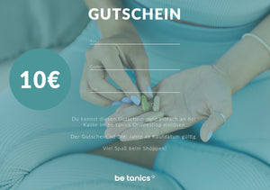 
                  
                    be tanics - Geschenkgutschein
                  
                