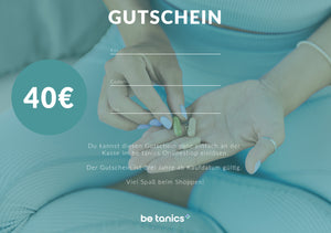 
                  
                    be tanics - Geschenkgutschein
                  
                